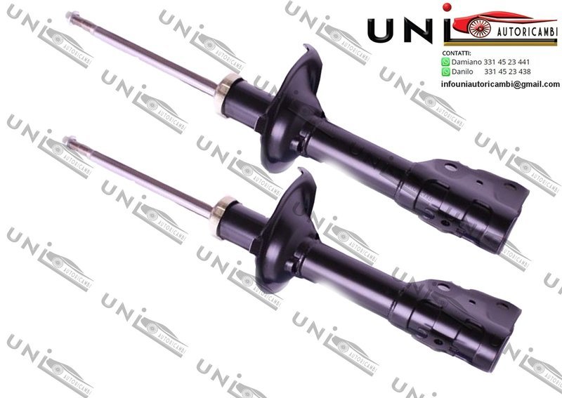 2x Ammortizzatori Anteriori Normali a Gas Toyota Yaris (SCP 10 / NCP 10 / NLP 10) dal 99