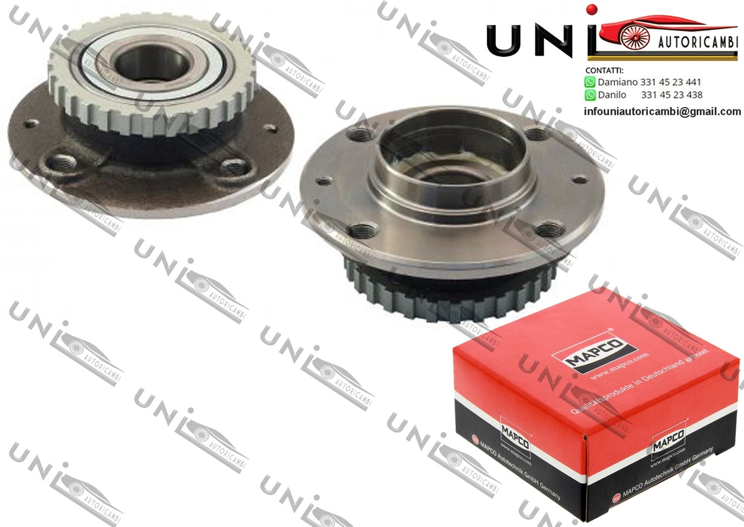 Mozzo Ruota / Citroën Berlingo / Furgonato da 1996 / Peugeot Partner Combispace / Furgonato da 1996