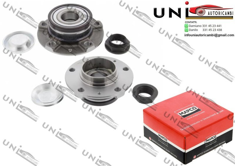 Mozzo Ruota Posteriore Bilaterale / Citroën C5 III / Break da 2008 / Citroën C6 da 2005 / Peugeot 407 / Coupé / SW da 2004 / Peugeot 607 da 2000