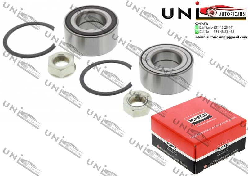 Kit Cuscinetto Ruota Assale / Citroën C8 da 2002 / Fiat Ulysse da 2002 / Lancia Phedra da 2002 / Peugeot 807 da 2002