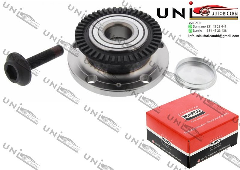 Kit Cuscinetto Ruota Assale Posteriore Bilaterale / Audi A4 / Avant / Cabriolet da 2000 / Seat Exeo / ST da 2008