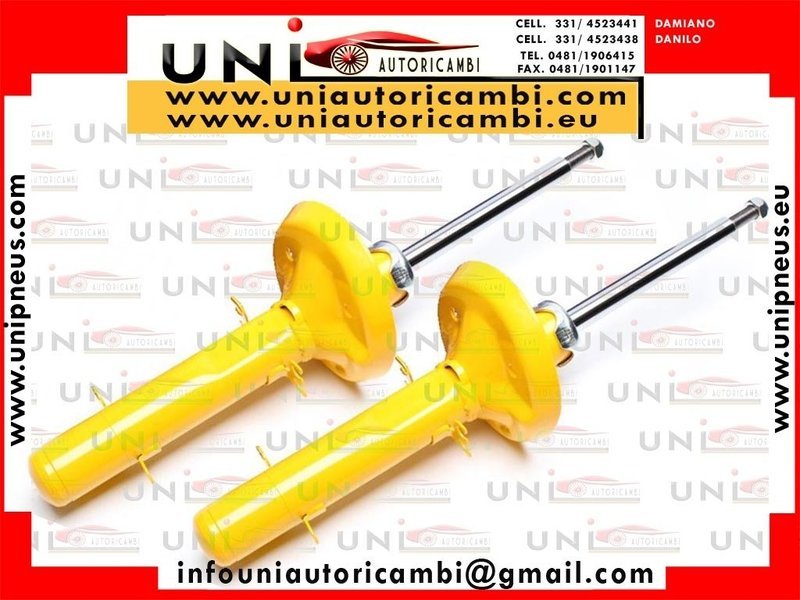2 x Ammortizzatori Anteriori Sportivi AUDI A3 8L DAL 1996 - , SEAT LEON e TOLEDO 1M dal 1999 - ,  VW GOLF IV 4 dal 1998 - , VW BORA 4 dal 1998 - 1.9TDI