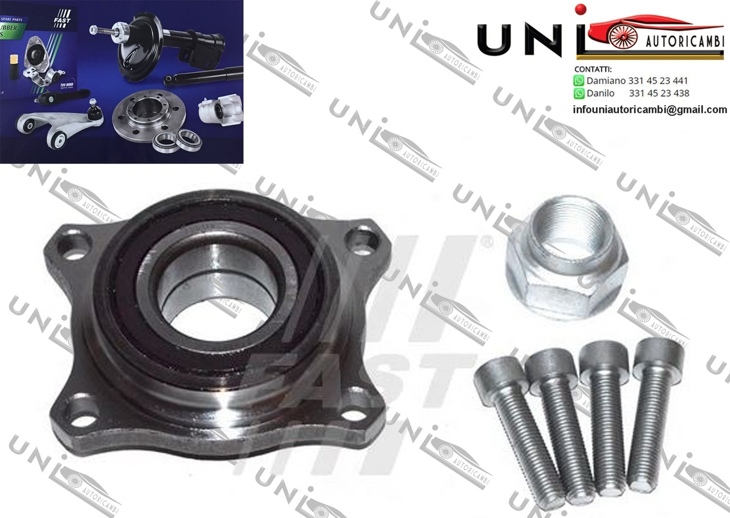 Kit Cuscinetto Ruota Assale Anteriore Bilaterale / Alfa Romeo 147 da 2001