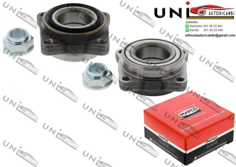 Kit Cuscinetto Ruota Assale / Honda Accord IV / Aerodeck / Coupé da 1990 / Honda Accord V / Aerodeck / Coupé / VI Aerodeck da 1993 / Rover 600 da 1993