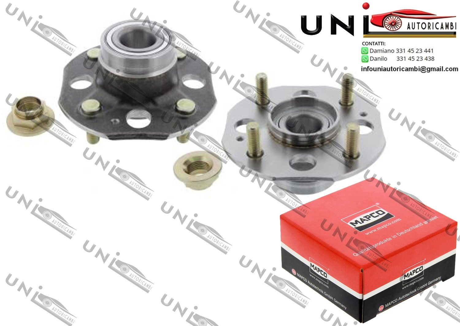 Mozzo Ruota Posteriore Bilaterale / Honda Accord VI Aerodeck / Coupé da 1998