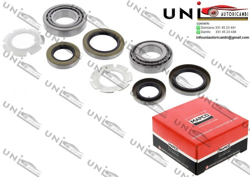 Kit Cuscinetto Ruota Assale / Isuzu Midi Autobus / Furgonato / Van da 1988 / Isuzu Trooper I / Fuoristrada aperto / II / Fuoristrada aperto da 1983 / Opel Campo da 1991 /Vauxhall Brava Pick-up da 1990