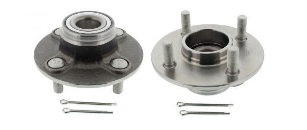 2 Mozzi Ruota Posteriori Bilaterali SINISTRO SX + DESTRO DX con CUscinetti  / Nissan Micra I / II da 1982