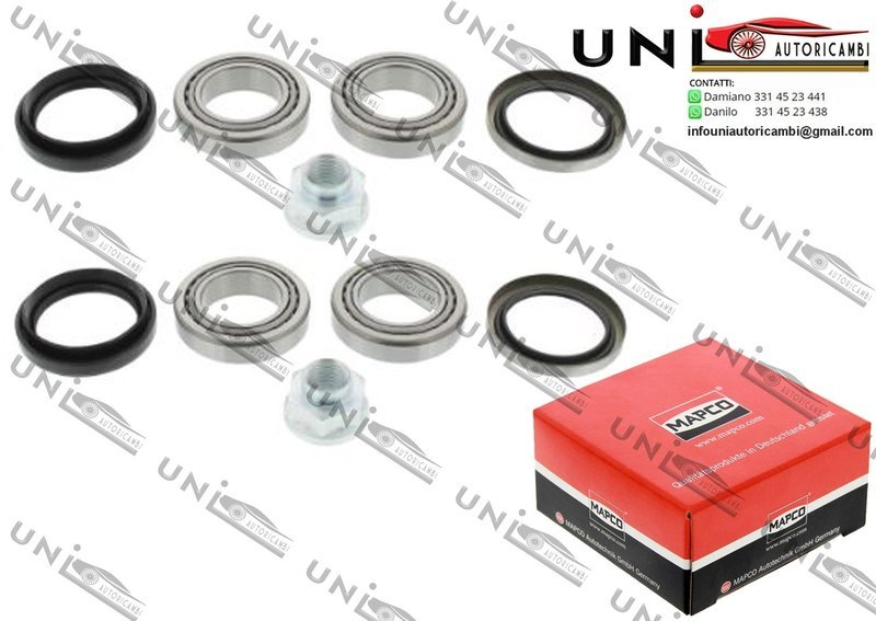 Kit Cuscinetto Ruota Assale Anteriore Bilaterale / Chevrolet Matiz da 2005 / Chevrolet Spark da 2000 / Daewoo Matiz da 1998