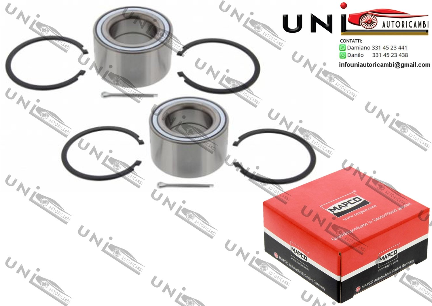 Kit Cuscinetto Ruota Assale / Nissan Almera Tino da 2000 / Nissan Primera / Hatchback da 2002 / Nissan X-Trail da 2001