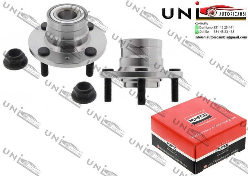 Mozzo Ruota con  / Mitsubishi Carisma / Tre volumi da 1995 / Mitsubishi Colt IV / V da 1992 / Mitsubishi Lancer V / VI da 1992 / Proton Satria da 1996 / Proton Wira / 2 volumi / Coda spiovente da 2000