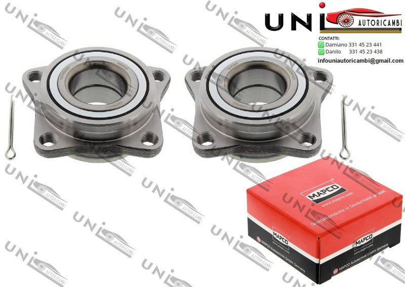 Kit Cuscinetto Ruota Assale Anteriore Bilaterale / Mitsubishi Galant V / Tre volumi da 1992 / Mitsubishi Galant VI / Station wagon da 1996