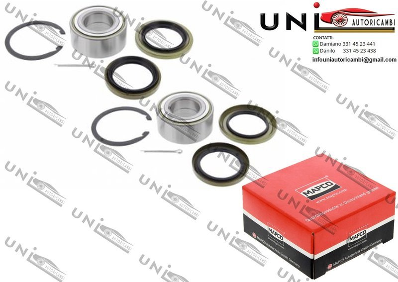 Kit Cuscinetto Ruota Assale / Mitsubishi Eclipse I / II da 1989 / Mitsubishi Galant III / IV / IV Tre volumi da 1984 / Mitsubishi Sapporo III da 1987 / Mitsubishi Space Runner / Wagon da 1991