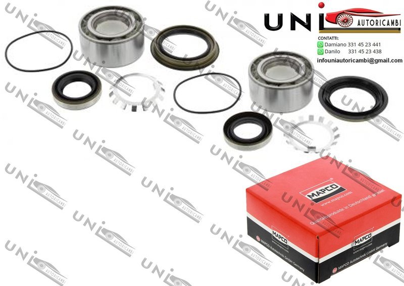 Kit Cuscinetto Ruota Assale Posteriore Bilaterale / Nissan Serena da 1993 / Nissan Terrano II da 1993 / Nissan Vanette Cargo Autobus / Furgonato da 1994