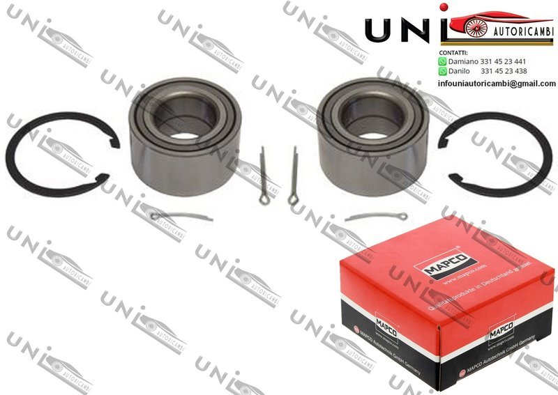 Kit Cuscinetto Ruota Assale Anteriore / Posteriore Bilaterale / Toyota Camry / Station Wagon / Tre volumi da 1991 / Toyota MR 2 II da 1989 / Toyota Picnic da 1996