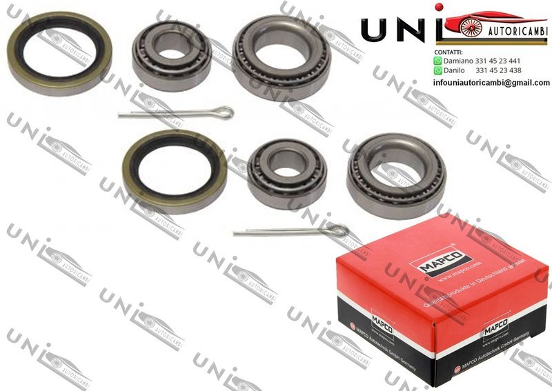 Kit Cuscinetto Ruota Assale / Toyota Paseo Cabriolet / Coupé da 1991 / Toyota Starlet da 1989 / Toyota Tercel 2 volumi / Coda spiovente da 1994