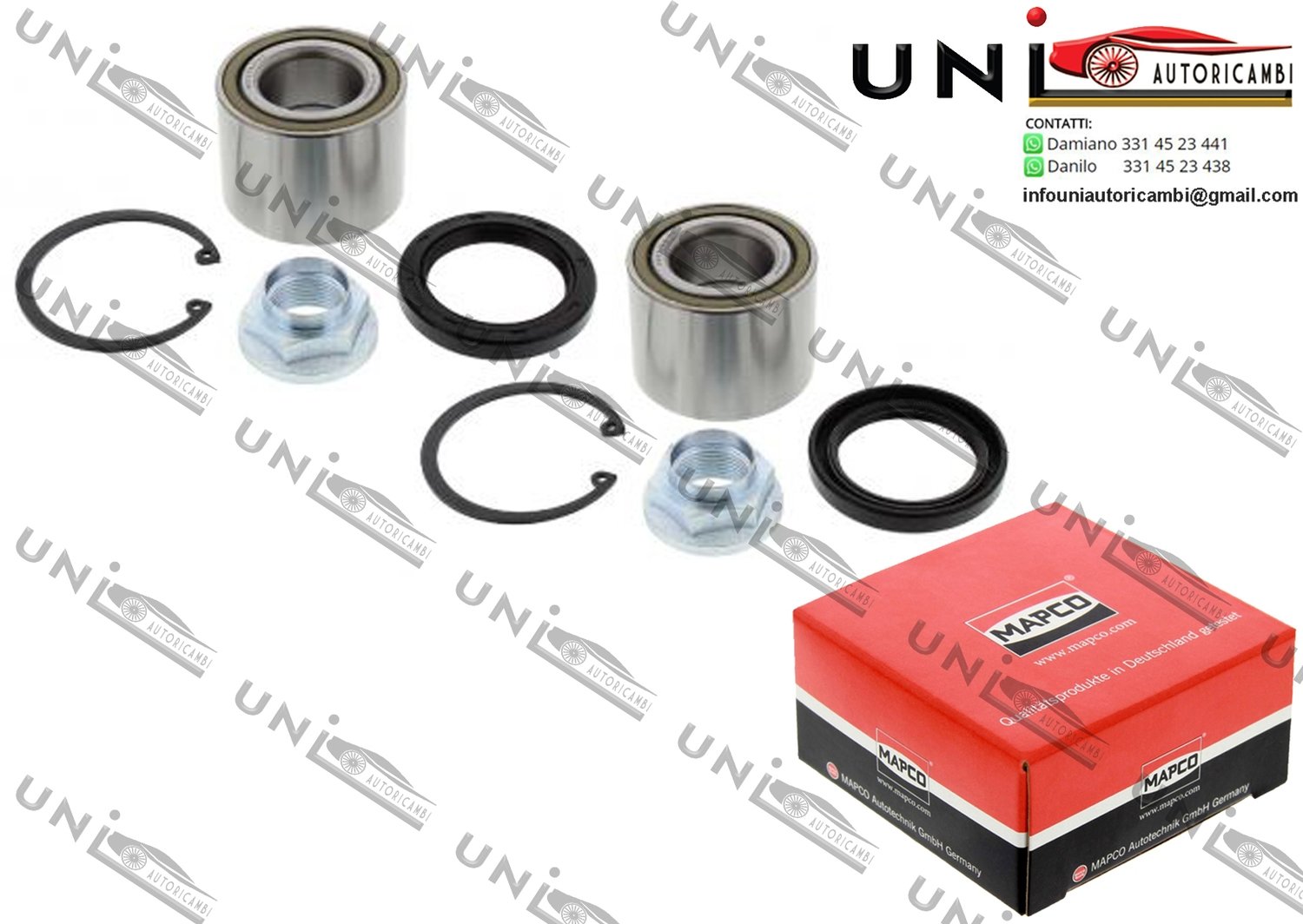 Kit Cuscinetto Ruota Assale / Mazda 626 III / Coupé / Hatchback da 1987