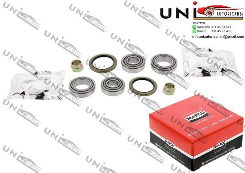 Kit Cuscinetto Ruota Assale Posteriore Bilaterale / Mazda 323 III / III Hatchback da 1985