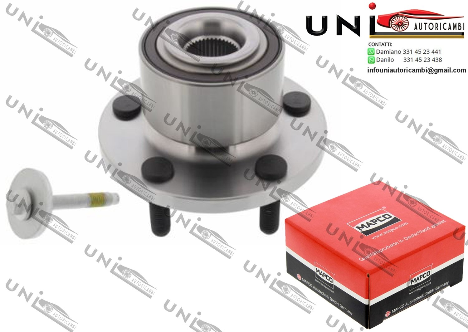 Mozzo Ruota Anteriore Bilaterale / Ford Focus II da 2009 / Ford Mondeo IV / Tre volumi / Turnier da 2007