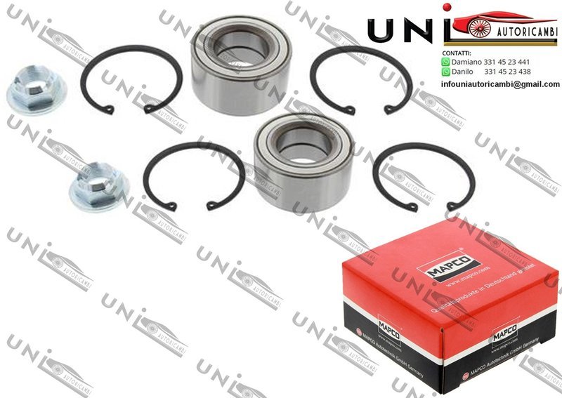 Kit Cuscinetto Ruota Assale Anteriore Bilaterale / Ford Cougar da 1998 / Ford Mondeo I / Station wagon / Tre volumi / II / Station wagon / Tre volumi da 1993