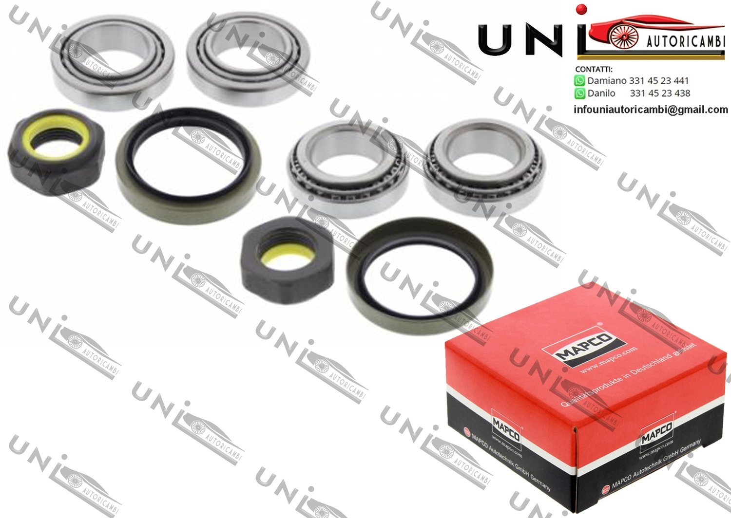 Kit Cuscinetto Ruota Assale / Ford P 100 II da 1987 / Ford Sierra / 2 volumi / Coda spiovente / Station wagon da 1982