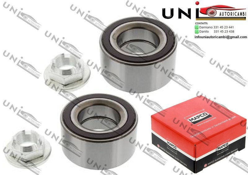 Kit Cuscinetto Ruota Assale Anteriore Bilaterale / Ford Mondeo  III / Station wagon / Tre volumi da 2000 / Jaguar X-Type / Estate da 2001