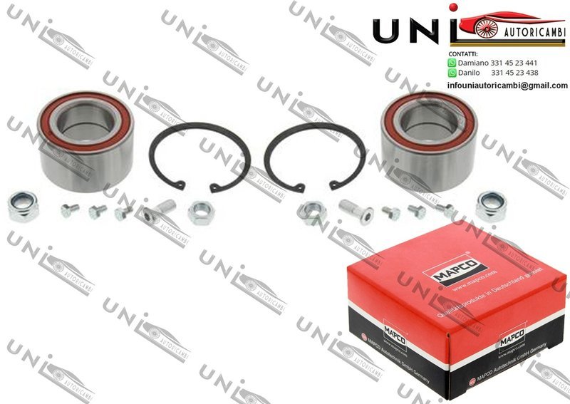 Kit Cuscinetto Ruota Assale Posteriore Bilaterale / VW Transporter T4 Autobus / Furgonato / Pianale piatto da 1990