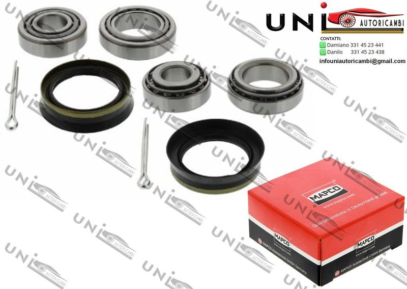 Kit Cuscinetto Ruota Assale / Audi A4 / Avant da 1994 / Audi Cabriolet da 1992 / Seat Inca da 1995 / VW Caddy II Furgonato / Station wagon da 1995
