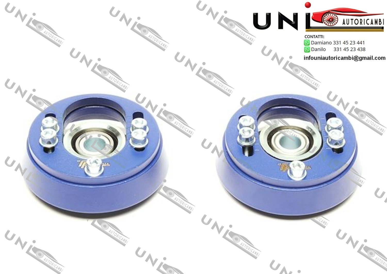 2 Piastre Camber Regolabili degli Ammortizzatori Anteriori:Seat cordoba,ibiza,toledo,VW Corrado,Golf II,Golf III, Pasat per Assetto a Ghiera