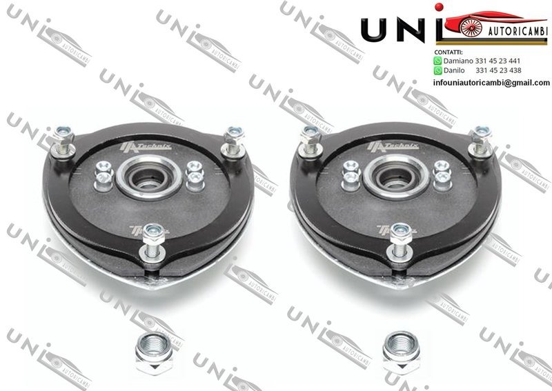 2 Piastre Camber Regolabili degli Ammortizzatori Anteriori:AUDI A3/ Golf VI / VW TOURAN/Variant per Assetto a Ghiera