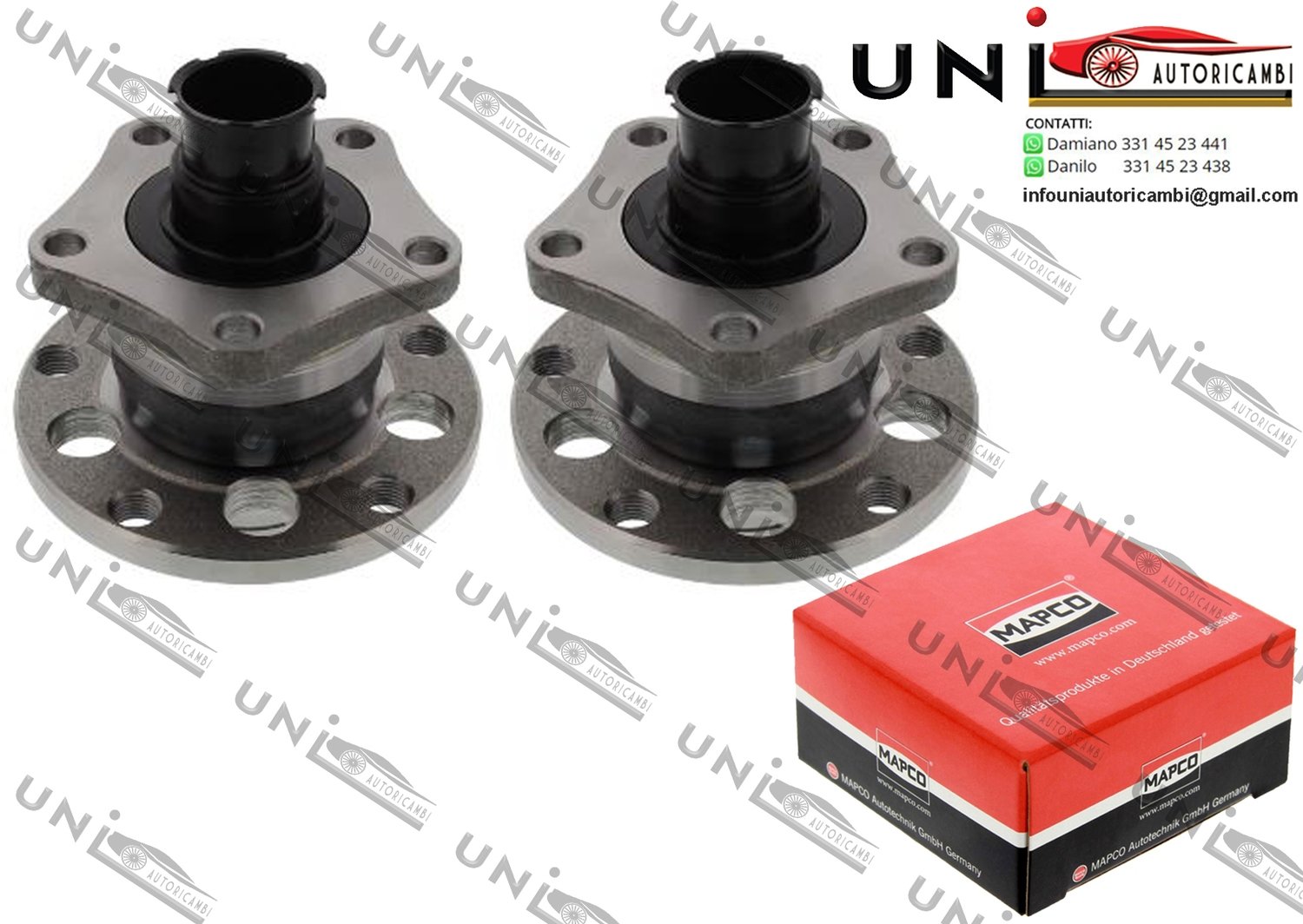 Mozzo Ruota Posteriore Bilaterale / Audi A6 / Avant da 1994 / Skoda Superb I da 2001 / VW Passat / Station wagon / Variant da 1993 / VW Santana da 1995