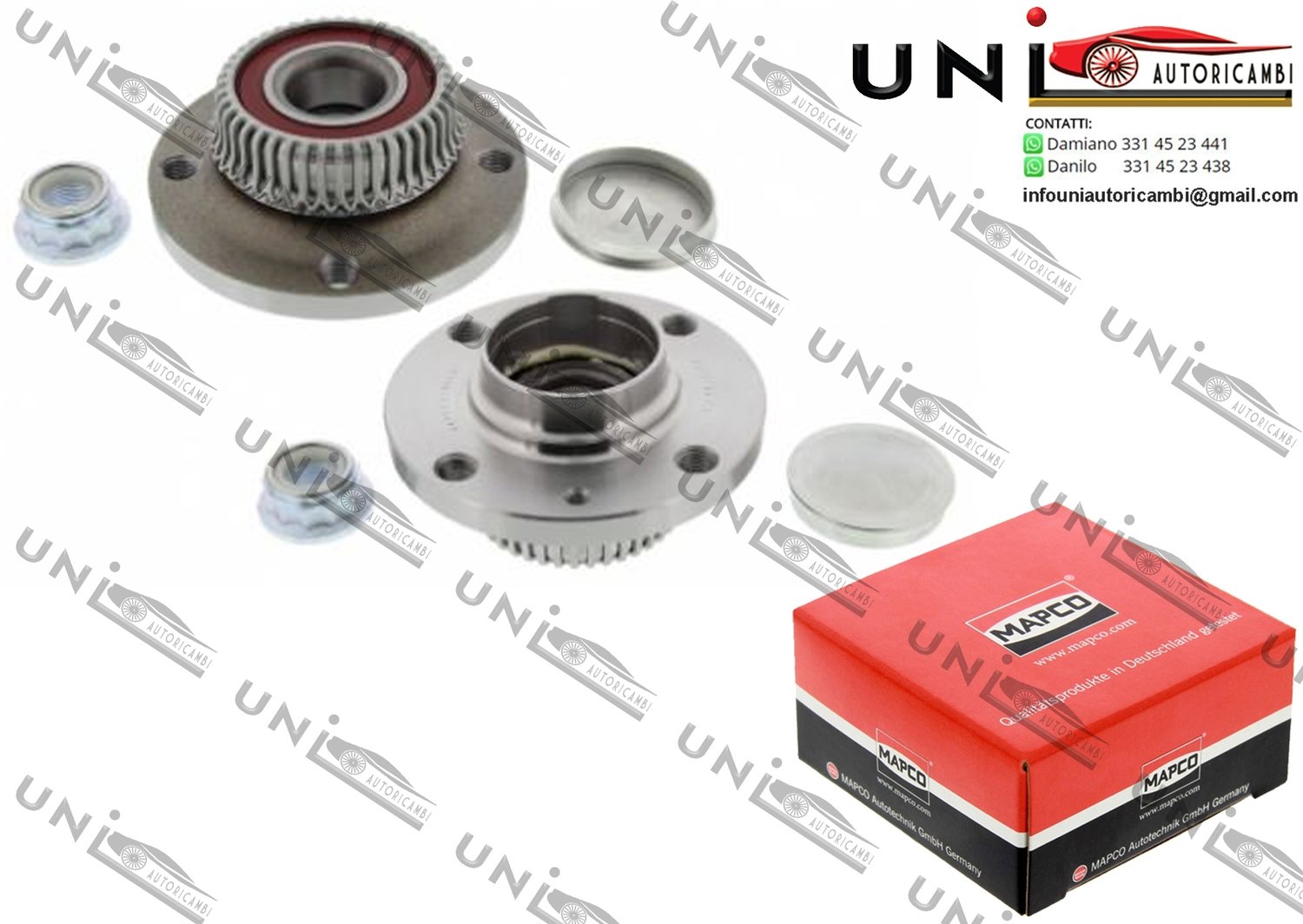 Mozzo Ruota / Seat Arosa da 1997 / Seat Cordoba / Vario da 1993 / Seat Ibiza II / III / IV da 1993 / VW Lupo da 1998 / VW Polo / Classic / Furgonato / Variant da 1992