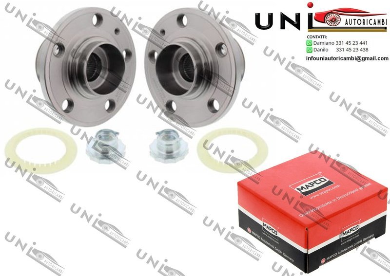 Mozzo Ruota Anteriore Bilaterale / Audi A1 / Sportback da 2010 / Audi A2 da 2000 / Seat Cordoba da 2002 / Seat Toledo IV da 2012 / Skoda Fabia II / Combi da 2006 / VW Fox da 2005