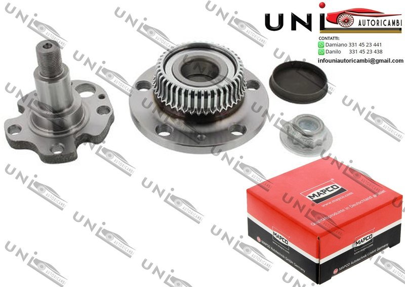 Mozzo Ruota Posteriore Bilaterale / Audi A3 da 1996 / Audi TT da 1998 / Seat Leon da 1999 / Seat Toledo II da 1998 / Skoda Octavia I / Combi da 1996 / VW Bora / Station wagon da 1998