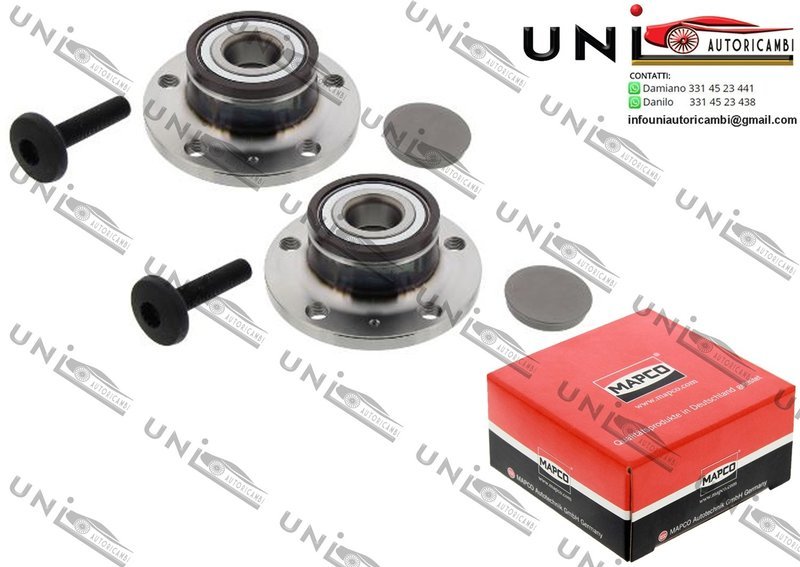 Mozzo Ruota Posteriore Bilaterale / Audi A3 / Cabriolet / Sportback da 2003 / Audi TT / Roadster da 2006 / Seat Alhambra da 2010 / Seat Altea / XL da 2004 / Seat Toledo III da 2004