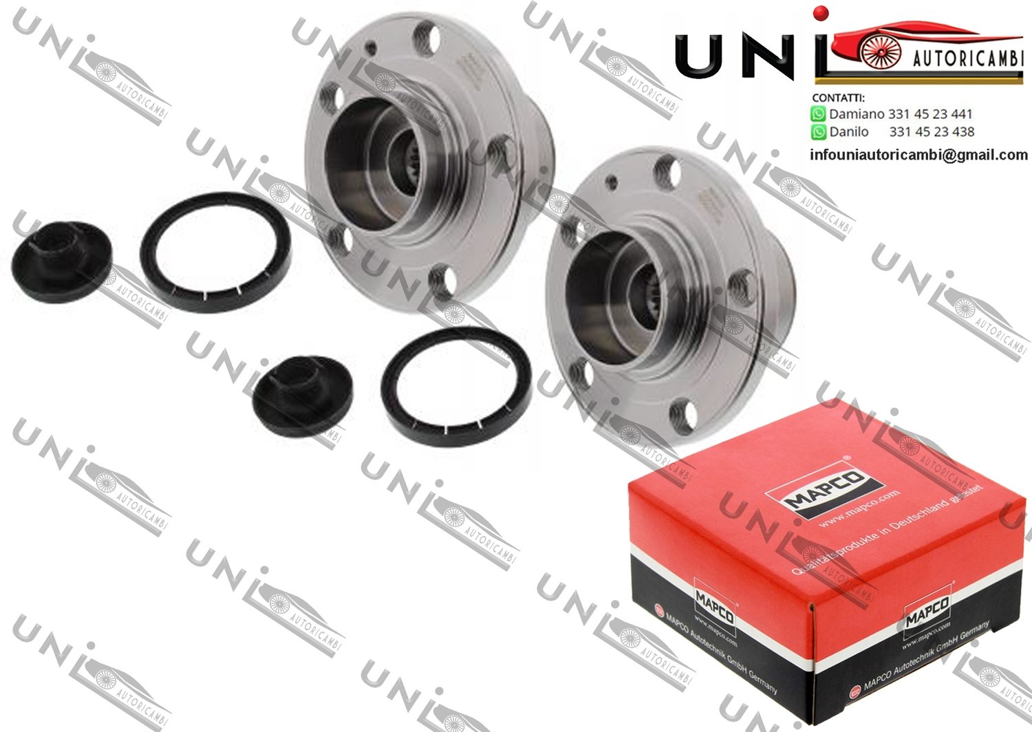 Mozzo Ruota / Skoda Fabia I / Combi / Praktik / Tre volumi da 1999 / VW Fox da 2005 / VW Polo / Tre volumi da 2001