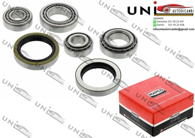 Kit Cuscinetto Ruota Assale Anteriore Bilaterale / Mercedes-Benz Classe S / Coupé da 1985 / Mercedes-Benz Coupe da 1977 / Mercedes-Benz Kombi Station wagon da 1977 / Mercedes-Benz Tre volumi da 1976