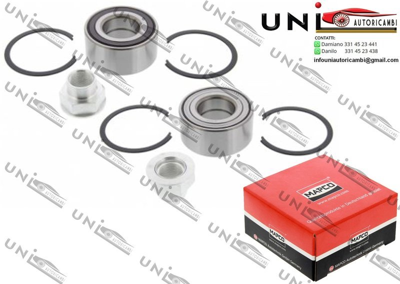 Kit Cuscinetto Ruota Assale / Opel Adam da 2012 / Opel Corsa D / Van da 2006 / Opel Corsa E / Van da 2014 / Vauxhall Adam da 2012 / Vauxhall Corsa Mk III / IV da 2006