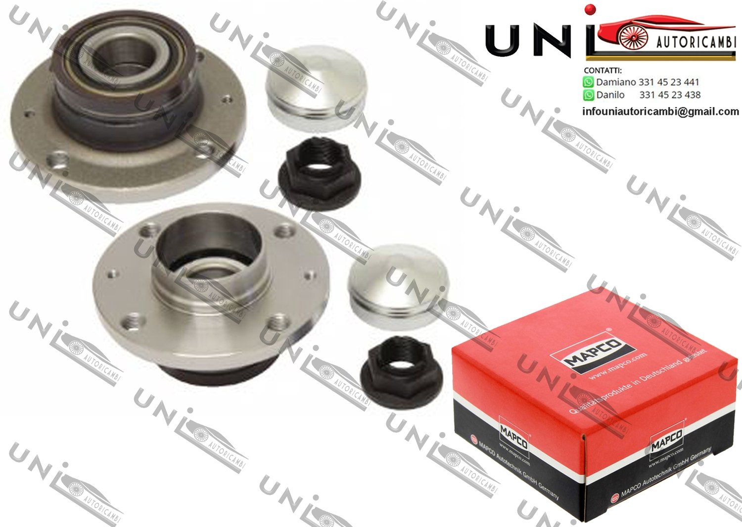 Mozzo Ruota / Opel Adam da 2012 / Opel Corsa D / Van da 2006 / Vauxhall Adam da 2012 / Vauxhall Corsa Mk III da 2006 / Vauxhall Corsavan Mk III da 2006