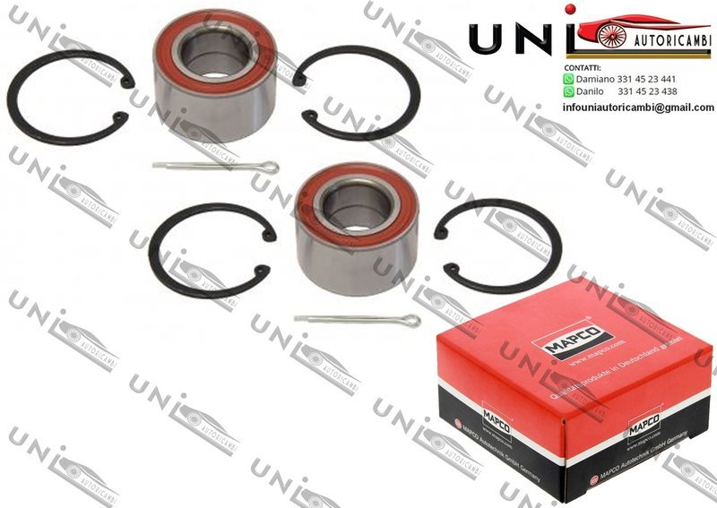 Kit 2 Cuscinetti Ruota Anteriori / Opel Astra F Station wagon / Van da 1991 / Opel Combo da 1994 / Opel Tigra da 1994