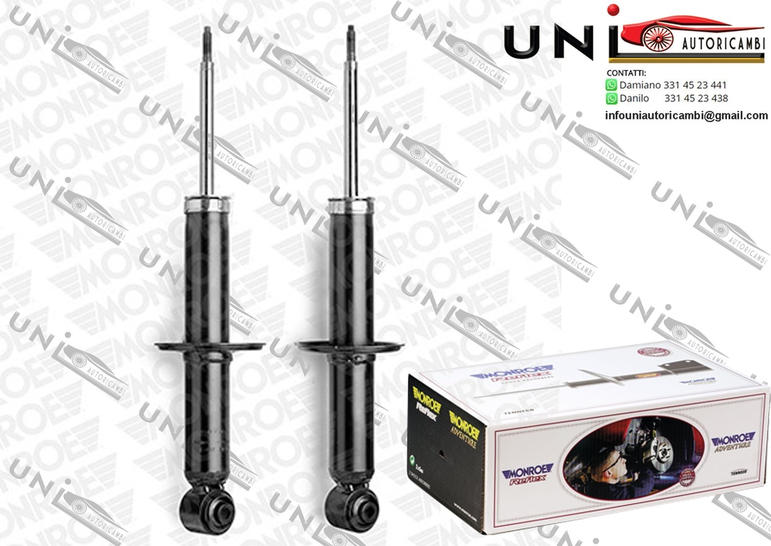 2 Ammortizzatori Posteriori per: AUDI A6 (4B2, C5) quattro dal 1997 AUDI A6 Avant (4B5, C5) quattro dal 1997 VW PASSAT (3B2) 4motion dal 1996 VW PASSAT (3B2) Syncro/4motion dal 1996 VW PASSAT Variant