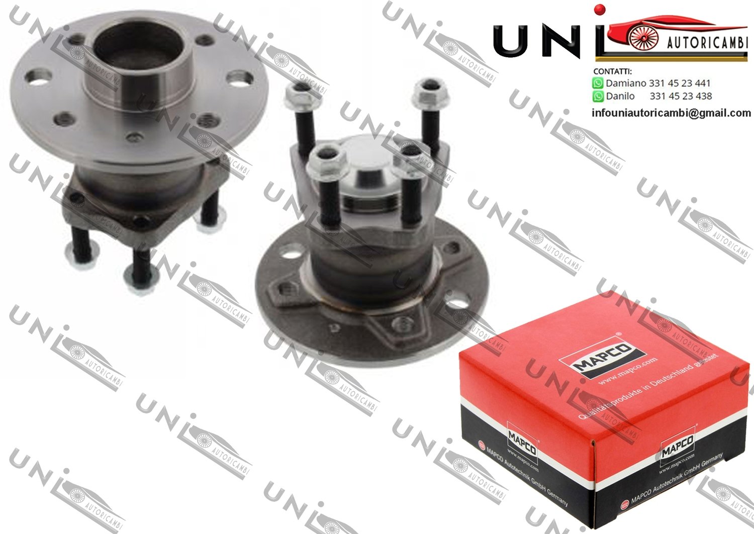 Mozzo Ruota / Opel Astra F Station wagon / Van da 1991 / Opel Combo Cassone / Furgonato / Promiscuo / Tour da 2001 / Opel Meriva da 2003 / Opel Vectra A / 2 volumi/Coda spiovente da 1988