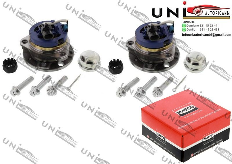 2 Mozzi Ruota Anteriore Bilaterale / Vauxhall Astra Mk IV (G) 2 volumi/Coda spiovente / Cabriolet  / Coupé / Station wagon / Tre volumi da 1998 / Vauxhall Astravan Mk IV (G) da 1998