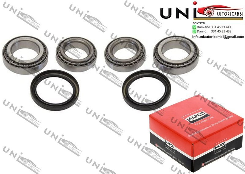 Kit Cuscinetto Ruota Assale Anteriore Bilaterale / Acura SLX da 1995 / Chevrolet Colorado da 2005 / Foton Aoling da 1998 / Holden Frontera da 1995 / Isuzu Campo da 1977 / Isuzu KB da 2010