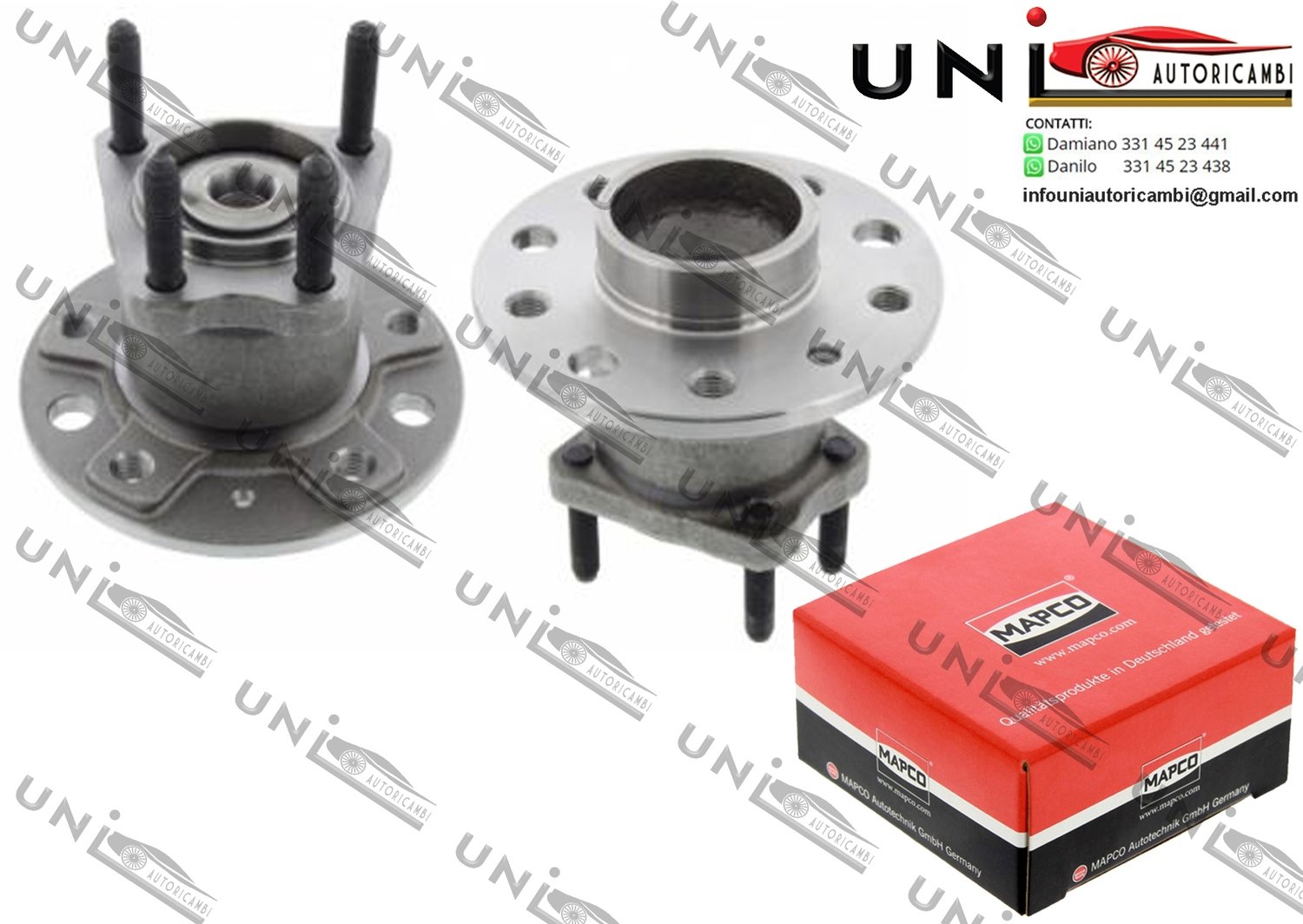 Mozzo Ruota / Opel Zafira A da 1999 / Vauxhall Astra Mk IV (G) 2 volumi / Coda spiovente / Cabriolet / Station wagon / Tre volumi da 1998 / Vauxhall Astravan Mk IV (G) da 1998