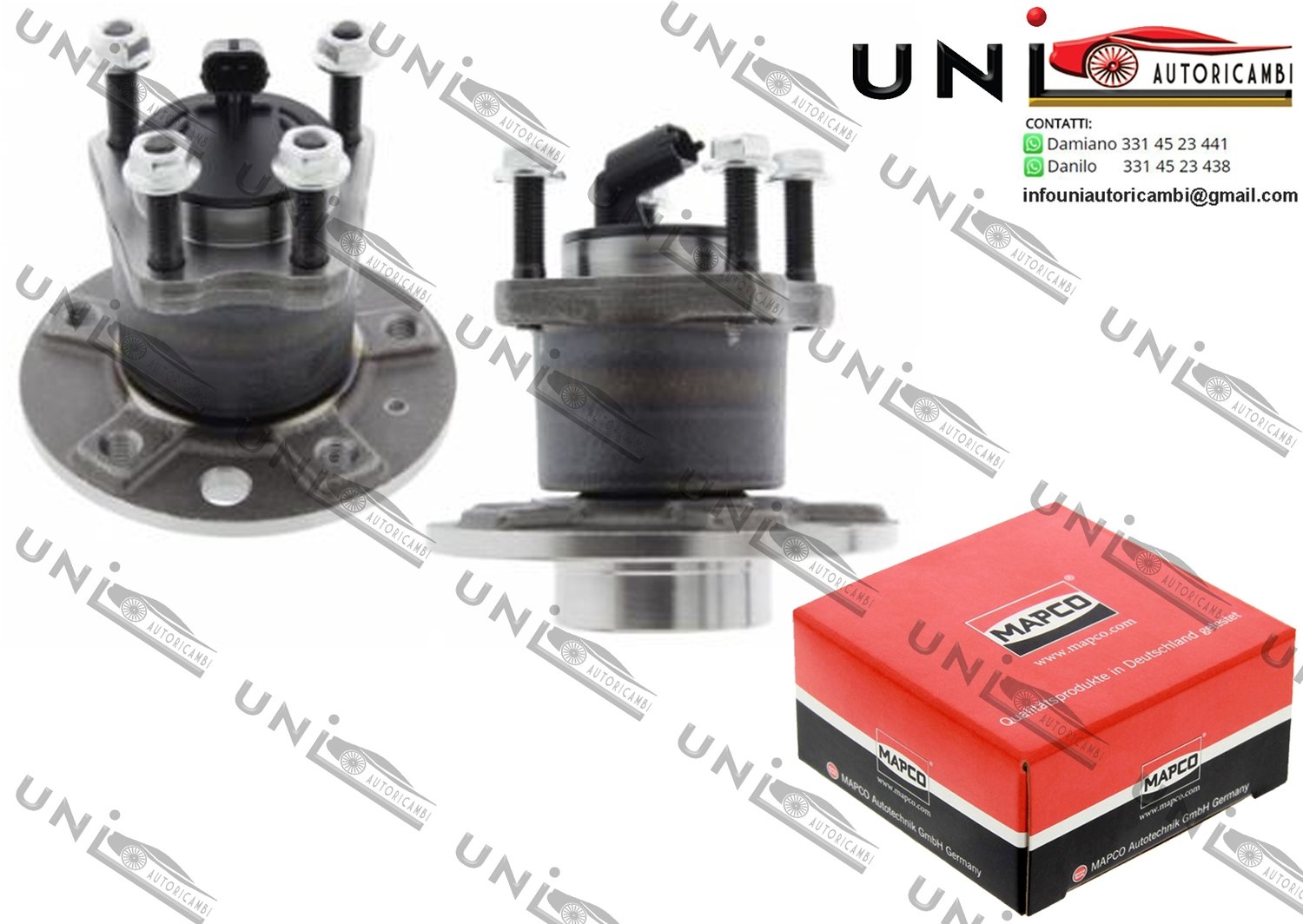 Mozzo Ruota / Opel Meriva B da 2010 / Opel Zafira B / Van da 2005 / Vauxhall Astravan Mk V (H) da 2005 / Vauxhall Meriva Mk II (B) da 2010 / Vauxhall Zafira Mk II (B) da 2005