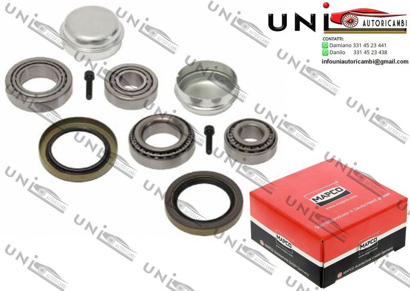 Kit Cuscinetto Ruota Assale / Mercedes-Benz Classe CLC da 2008 / Mercedes-Benz Classe E Cabriolet / Coupé da 2009 / Mercedes-Benz CLK / Cabriolet da 2002 / Mercedes-Benz SLK da 2004