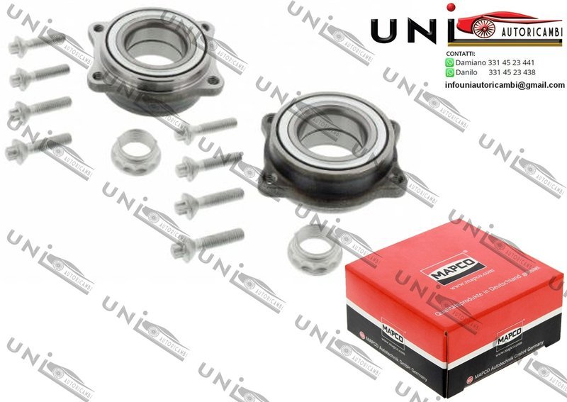 Kit Cuscinetto Ruota Assale / Mercedes-Benz Classe E Cabriolet / Coupé da 2009 / Mercedes-Benz SL da 2001 / Mercedes-Benz SLK da 2011 / Mercedes-Benz SLS AMG Roadster da 2011