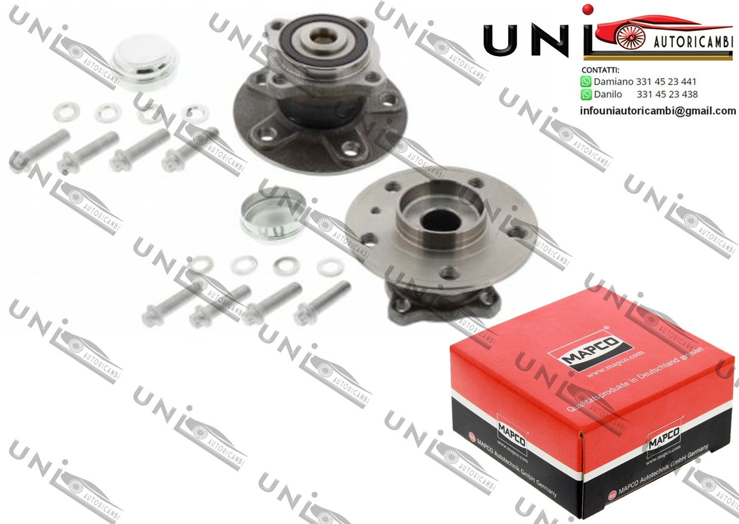 Kit Cuscinetto Ruota Assale / Mercedes-Benz Classe A da 2004 / Mercedes-Benz Classe B da 2005