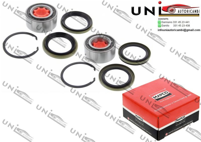 Kit Cuscinetto Ruota Assale Posteriore Bilaterale / Toyota Celica / Coupé da 1989