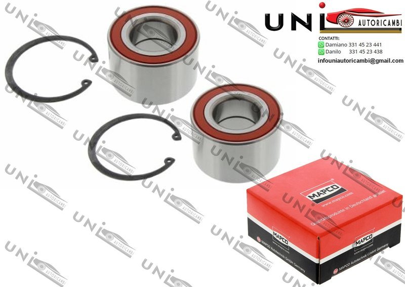 Kit 2 Cuscinetti Ruota Posteriori / BMW Serie 5 da 1981 / Fiat Croma da 1986